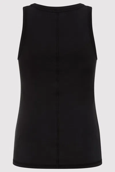 St Agni Organic Cotton Singlet In Black