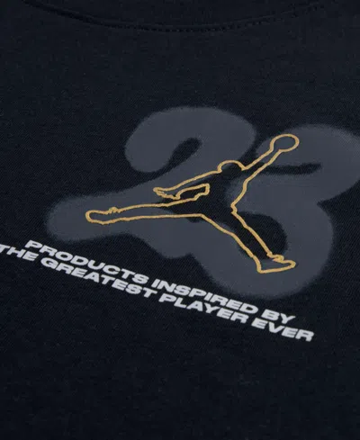 Jordan Boys 8-18 Graphic Print Crewneck T-shirt In Blue