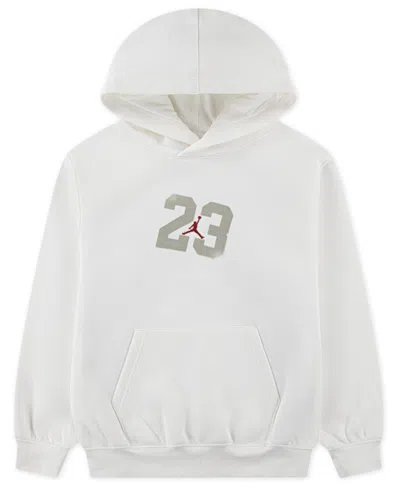 Jordan Boys 8-18 Street Champ Pull On Long Sleeve Hoodie In White