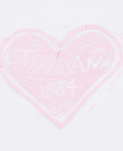 Jordan Girls 7-16 Tree Etch Crewneck T-shirt In White