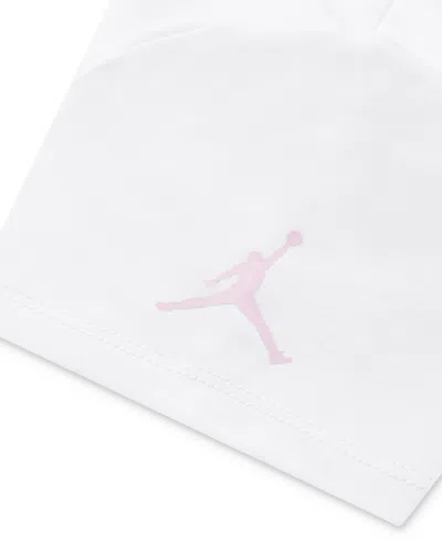 Jordan Girls 7-16 Tree Etch Crewneck T-shirt In White