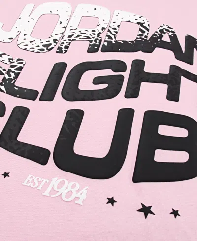 Jordan Girls 7-16 Jumpman Club Crewneck T-shirt In Pink