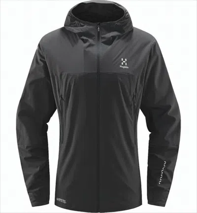 Haglöfs L.i.m Zip-fastening Hooded Jacket In Black