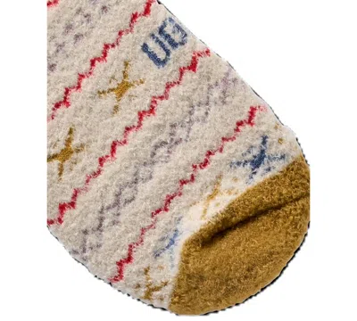 Ugg Leslie Fuzzy Crew Socks In Multi