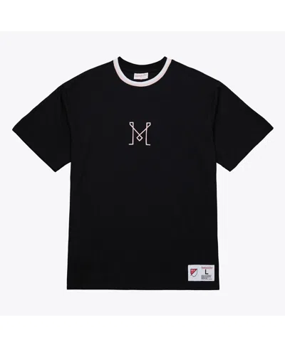 Mitchell & Ness Black Inter Miami Cf Playmaker T-shirt In Black