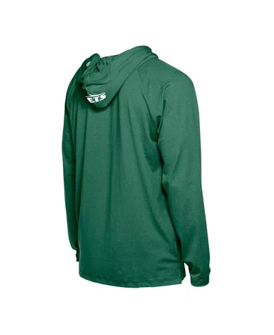 New Era Men's Green New York Jets Functional Fandom Hoodie In Green