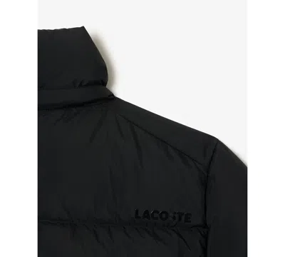 Lacoste Usa Women's Long Sleeves Puffer Jacket In Black