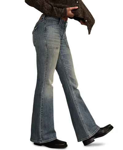 Lucky Brand Women's Low Rise Flare Jeans In Blue