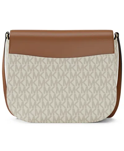 Michael Kors Michael  Emilia Small Saddle Crossbody Bag In Multi