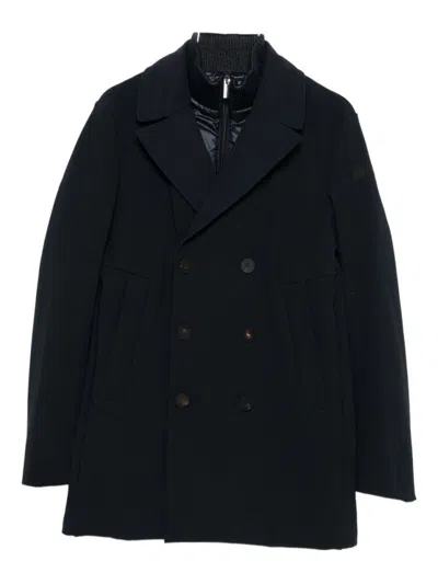 Rrd Double-breasted Minimalist Jacket With Classic Lapel In Black