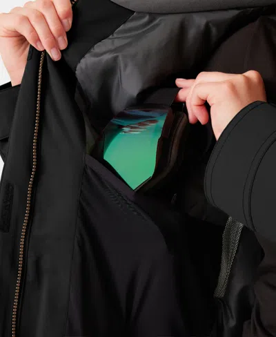 Roxy Women's Billie 3-way Adjustable Hooded Insulated Snow Jacket In Animal Print