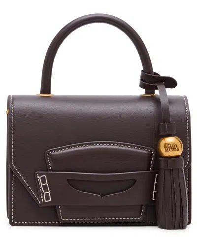 Steve Madden Bpreppy Top Handle Mini Satchel Bag In Burgundy