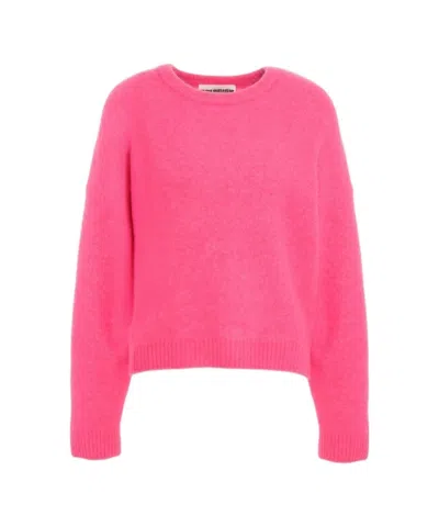 Crush Mohair Blend Sweater In Pink