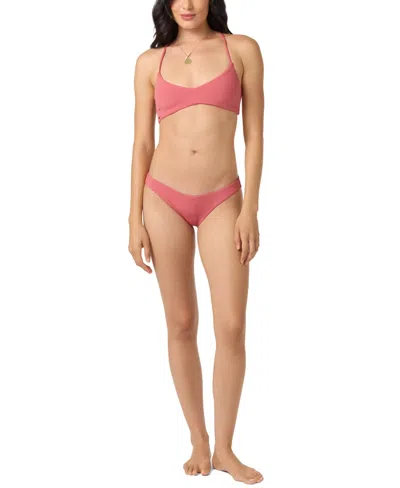 O'neill Women's Saltwater Solids Rib Rockley Bottoms In Pink