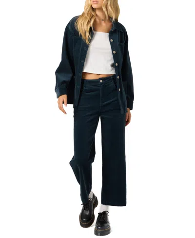 O'neill Juniors' Langford Corduroy Mid-rise Pants In Black