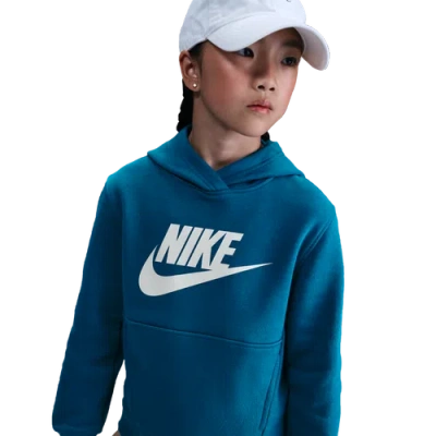 Nike Boys   Nsw Club Hbr Fleece Hoodie In Blue