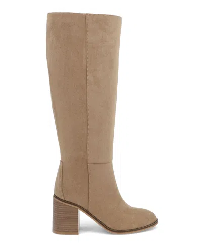 Mia Women's Sabrena Stacked Heel Side Zip Tall Boots In Multi