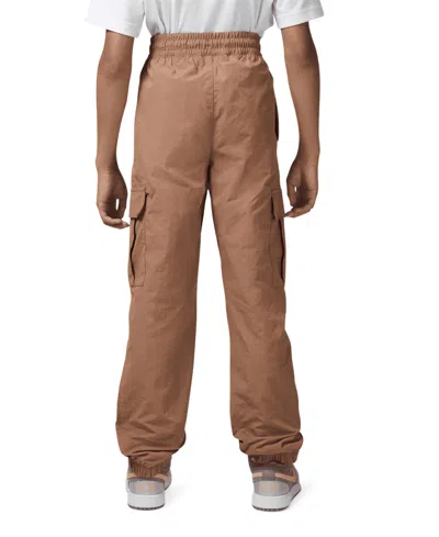 Jordan Big Boys Mj Woven Double Cargo Pants In Brown