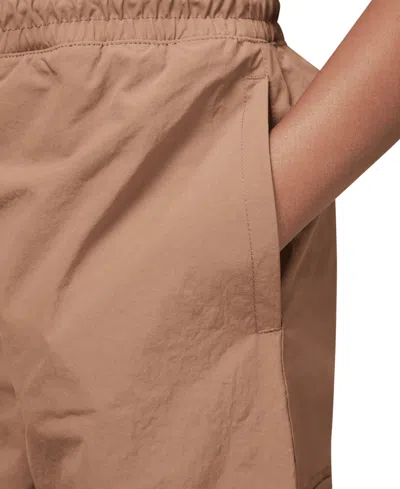 Jordan Big Boys Mj Woven Double Cargo Pants In Brown