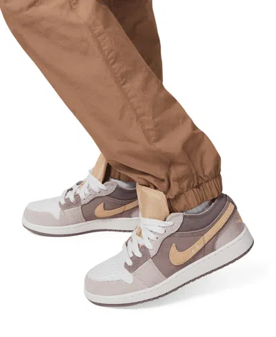 Jordan Big Boys Mj Woven Double Cargo Pants In Brown