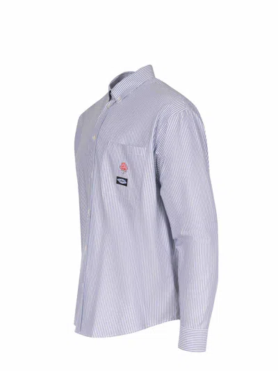 Msgm Long Sleeve Shirt In Blue