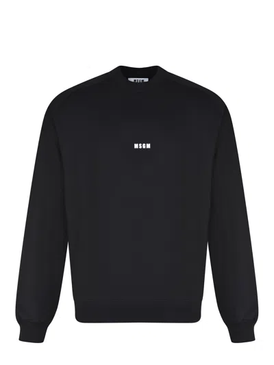 Msgm Sweatshirt In Black