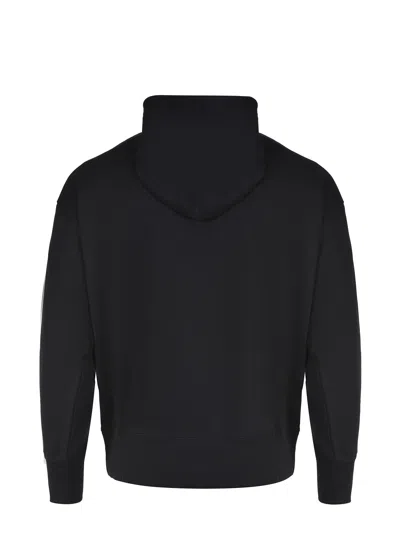 Msgm Logo-print Drawstring Hoodie In Black