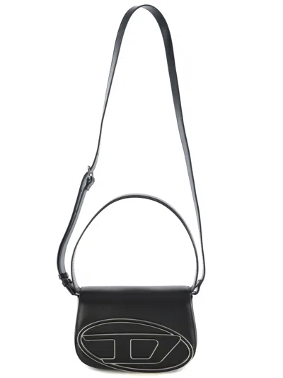 Diesel Rectangular Leather Shoulder Bag With Single Handle