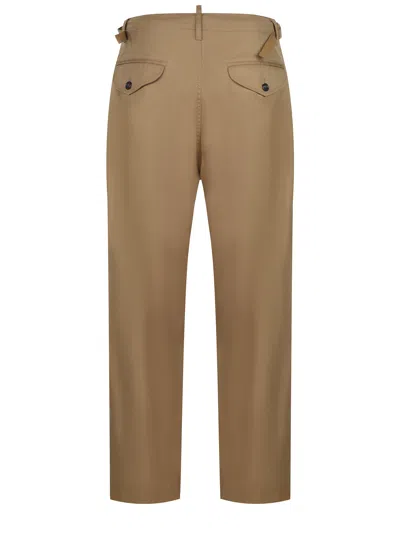 Dsquared2 Trousers Made Of Cotton In Multi