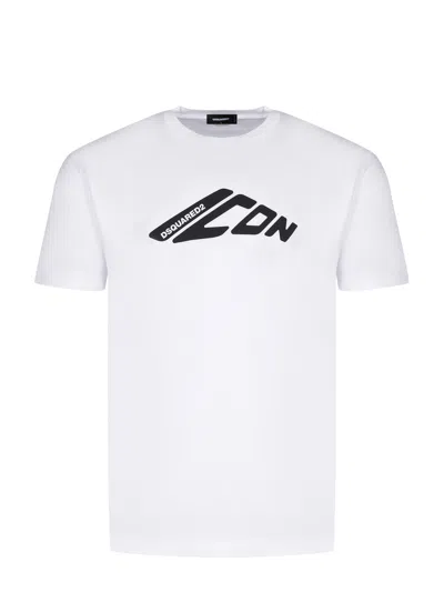 Dsquared2 Dsquared Men Cotton T-shirt In White