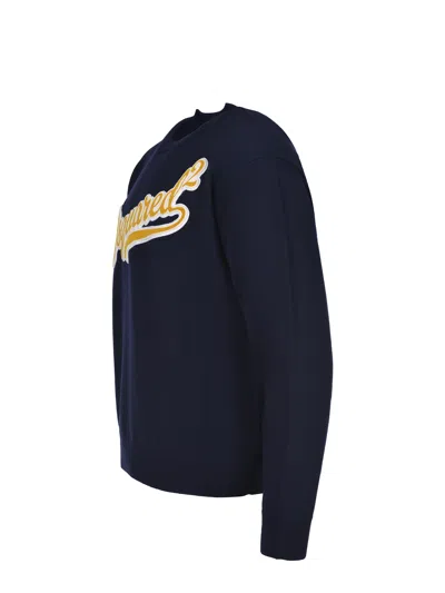 Dsquared2 Sweater In Blue