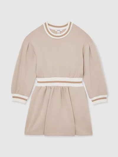 Reiss Neutral Giovanna Dress In Neutral