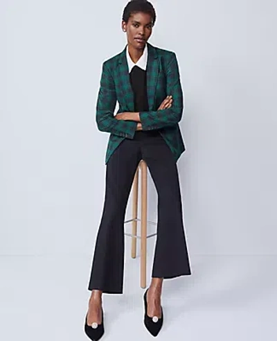 Ann Taylor The Notched One Button Blazer In Green