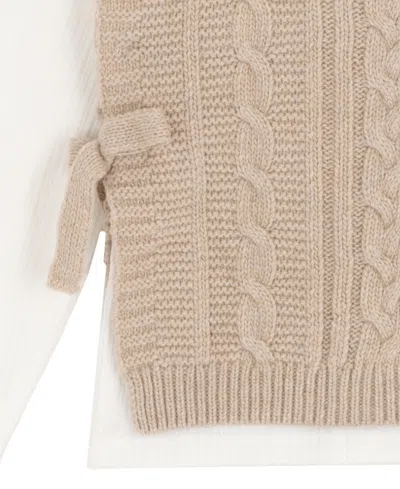 Rare Editions Girls 7-12 3-piece Top, Vest And Skort Set In Multi