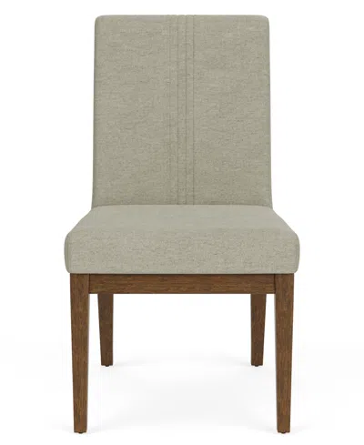 Macy's Davie 4 Pc. Upholstered Side Chair Set In Gray