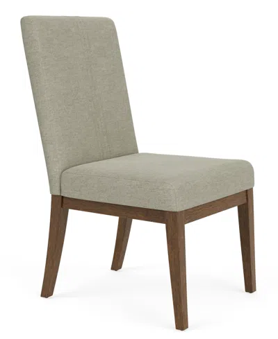 Macy's Davie 4 Pc. Upholstered Side Chair Set In Gray