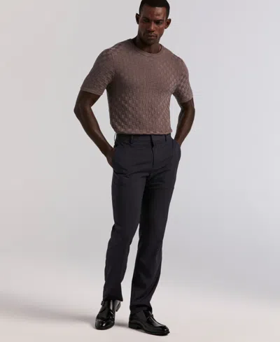 Perry Ellis Men's Slim Fit Pinstripe Pants In Blue