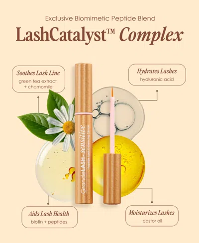 Grande Cosmetics Grandelash-sensitive Peptide Lash Enhancing Serum In Gold