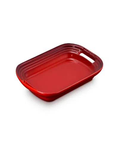Le Creuset Stoneware 14" Serving Platter In Red