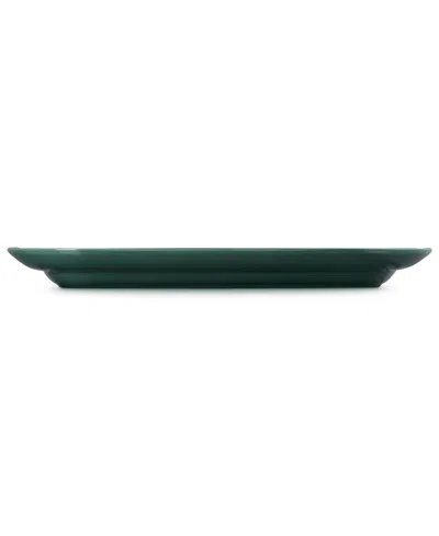 Le Creuset Stoneware 14" Serving Platter In Green