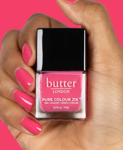 Butter London Pure Color 21x Nail Lacquer, 0.3 Oz. In Pink