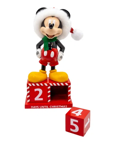 Kurt Adler 8-inch Disney Mickey Mouse Countdown Nutcracker In Multi