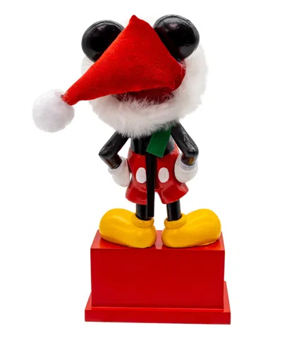 Kurt Adler 8-inch Disney Mickey Mouse Countdown Nutcracker In Multi