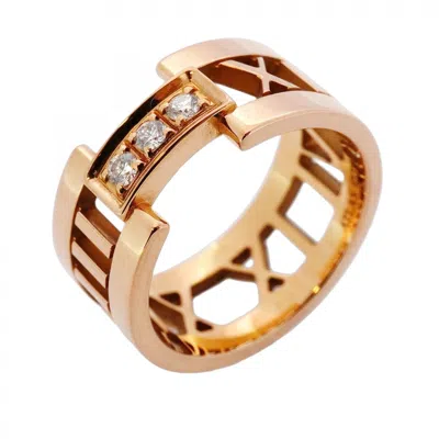 Pre-owned Tiffany & Co Pink Gold (18k) Band Ring () In Multi