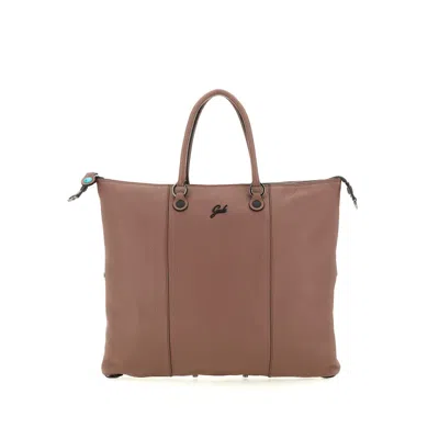 Gabs Convertible Leather G3 Plus Shopping Bag In Brown