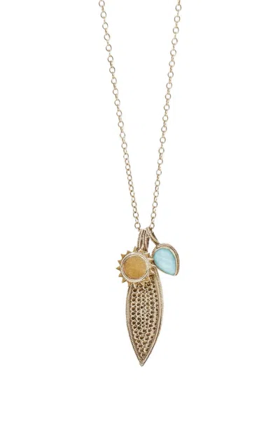 Anna Beck Women's Balance Necklace In Gold In Gold