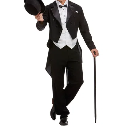 Dreamgirl Men's Gatsby In Black In Black