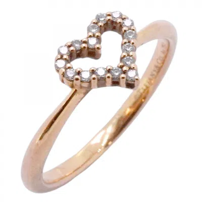 Pre-owned Tiffany & Co Pink Gold (18k) Band Ring () In Multi