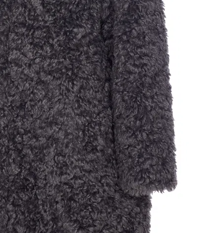 Stand Studio Camille Cocoon Coat In Gray