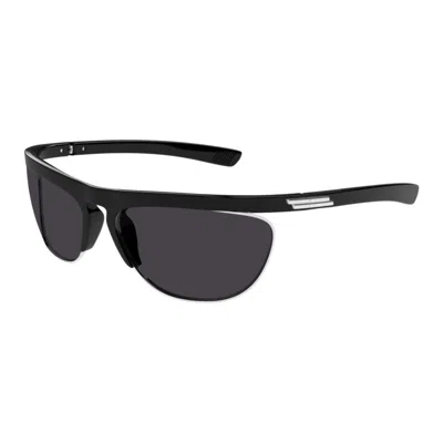 Bottega Veneta Speed Rectangular Sunglasses In Black